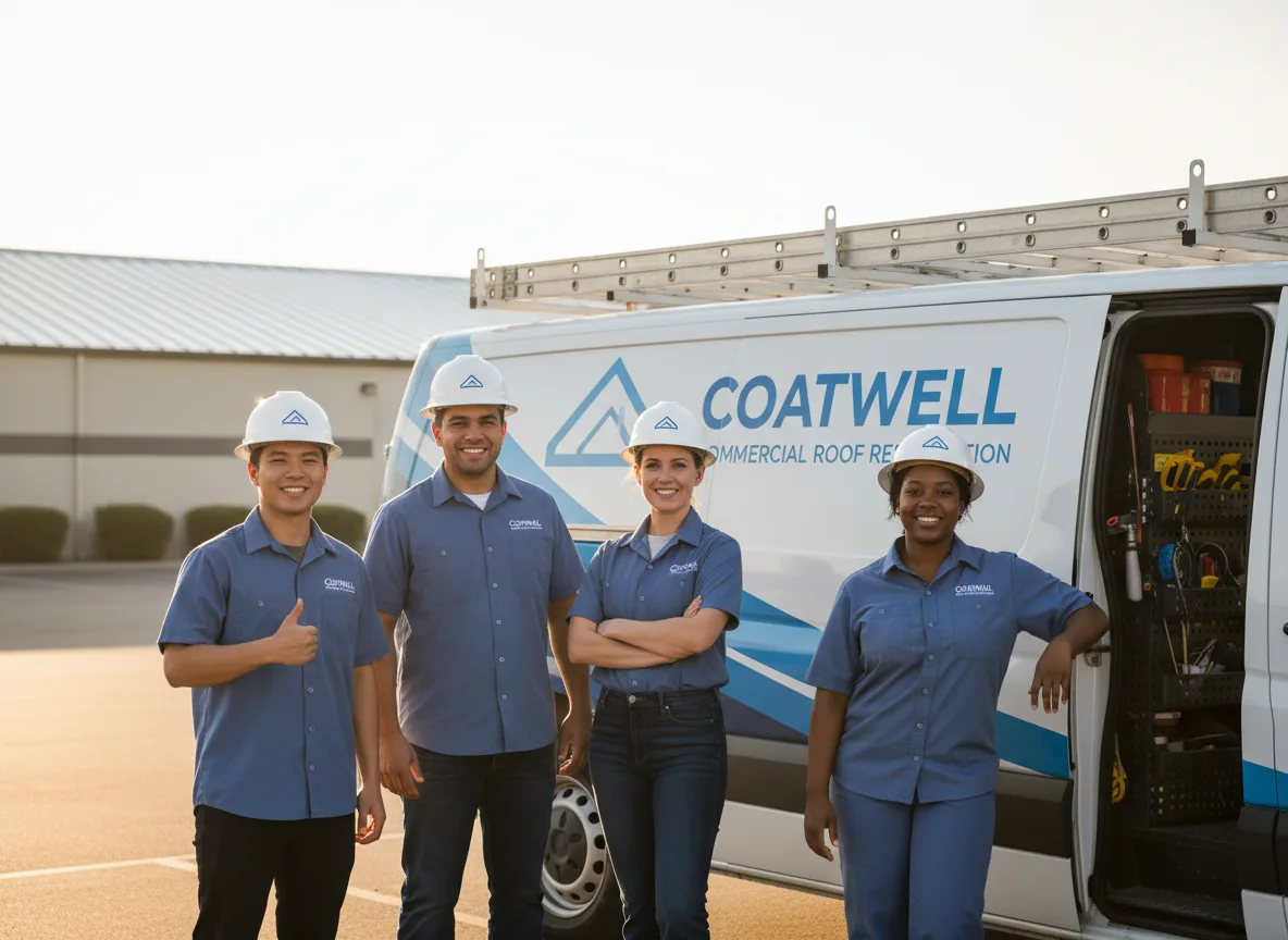 Commercial roof coating company in Cherry Valley, MA